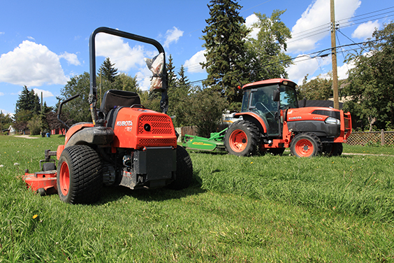 Utility mowing